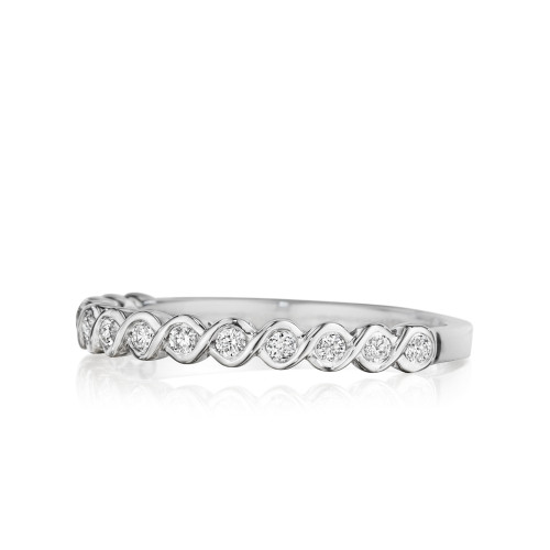 Braided Diamond Band