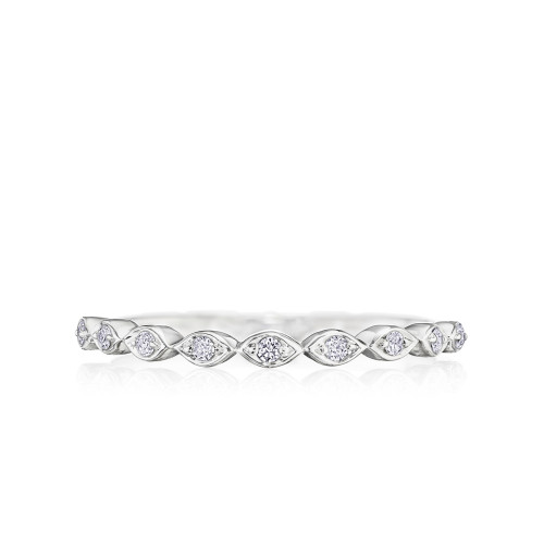 Delicate Marquise Bezel Set Diamond Band