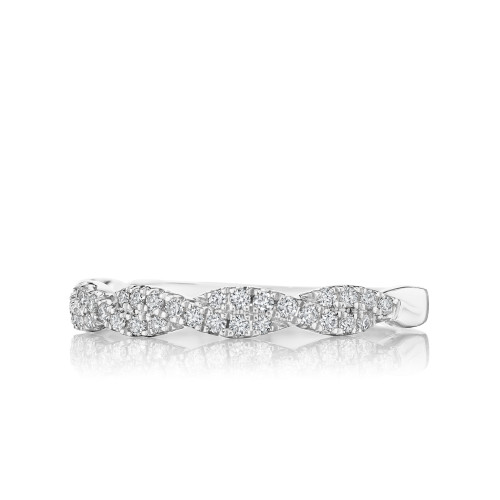 Delicate Diamond Twist Band