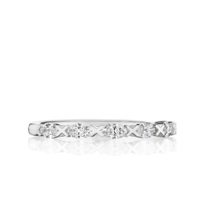 V Prong Marquise Diamond Band