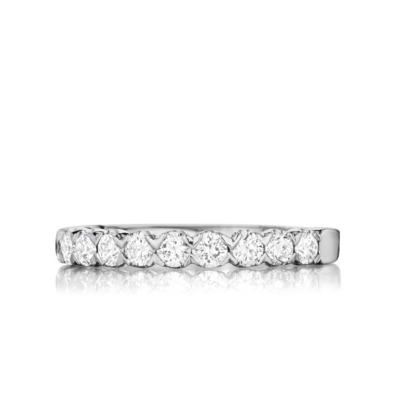 Prong Set Diamond Wedding Band