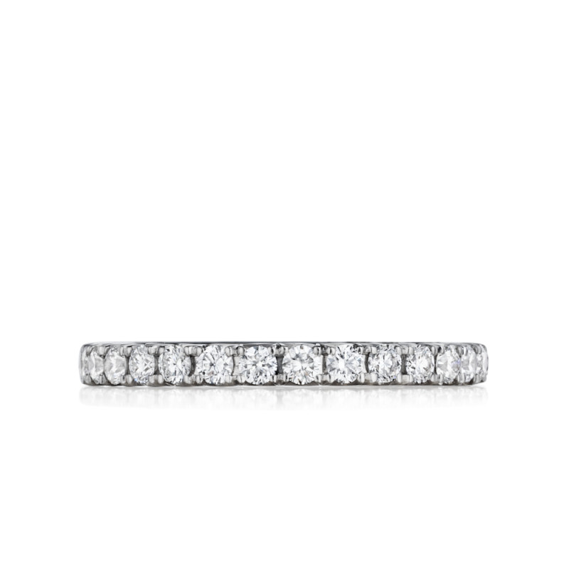 Classic Pave Diamond Wedding Band